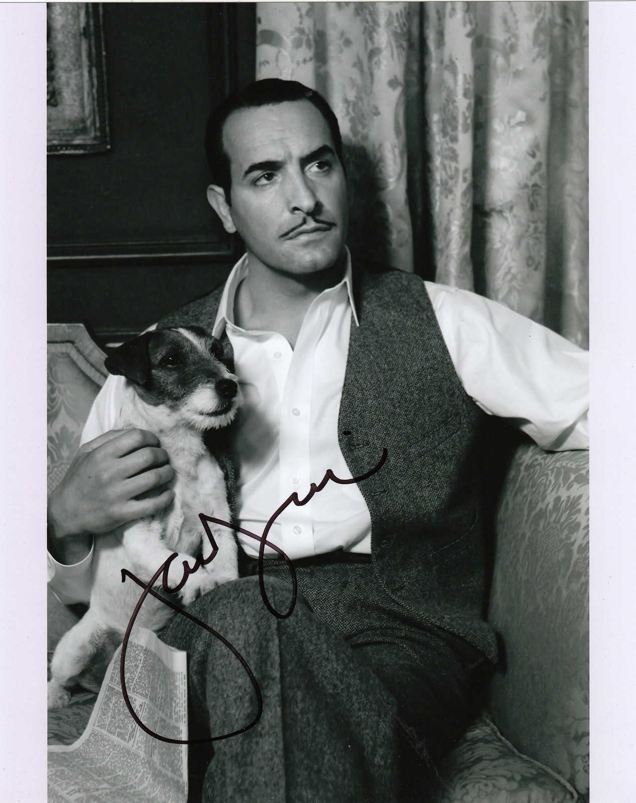 The Artist Movie Jean Dujardin Original Autograph w/ COA - Click Image to Close